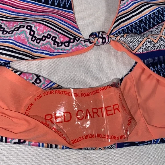 Red Carter Boho Festival One Piece L - Picture 9 of 11